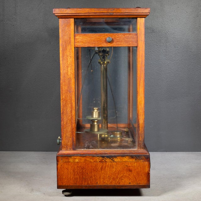 Antique f.w. Braun Apothecary Balance Beam Scale c.1920 For Sale - Image 10 of 12