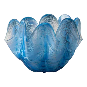 Riley Art Glass Handkerchief Bowl