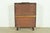 Antique English Art Deco Carved Oak Bookcase or Display Cabinet, Circa 1920s For Sale - Image 11 of 12