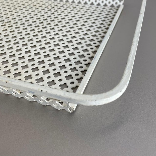 1950s Modernist French Metal Rigituelle Tray from Mathieu Matégot, 1950s For Sale - Image 5 of 18
