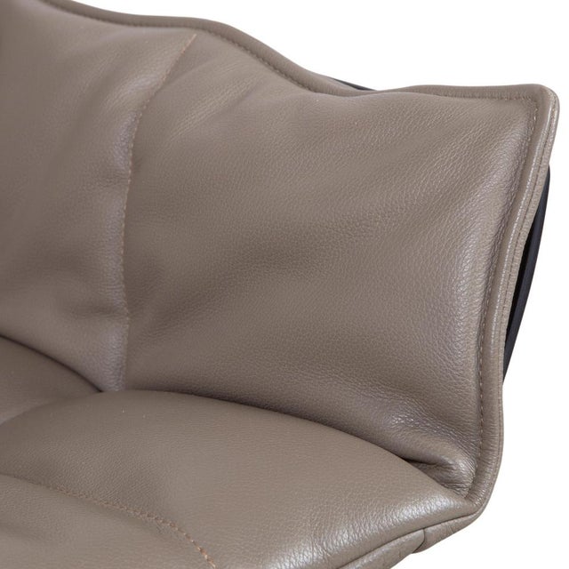 Animal Skin Husk Leather Chairs from B&B Italia, Set of 4 For Sale - Image 7 of 17