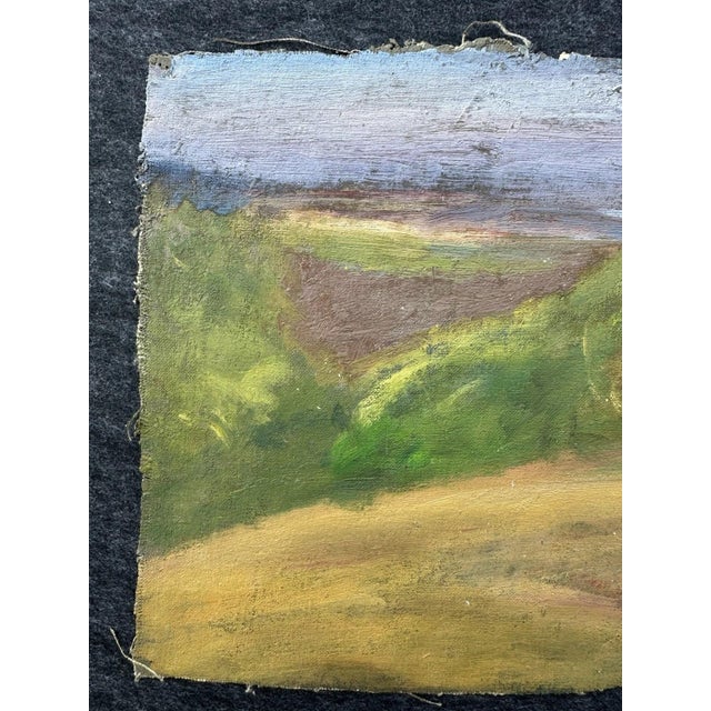 Hans Andersen Theo Möller, Schackauberg, Rhön, Fulda, 1947, Oil Painting on Linen For Sale - Image 4 of 13