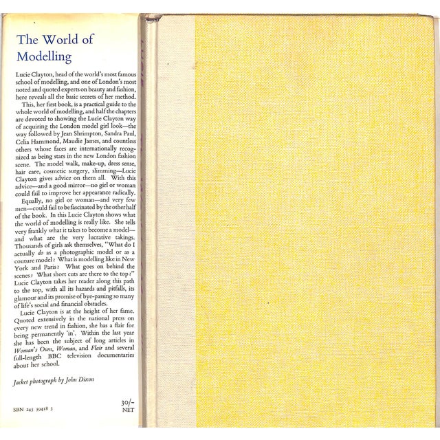 CLAYTON, Lucie [183] pp. George G. Harrap & Co. Ltd 1968 9 1/4" x 6 1/4" Jacket photograph by John Dixon Includes signed...