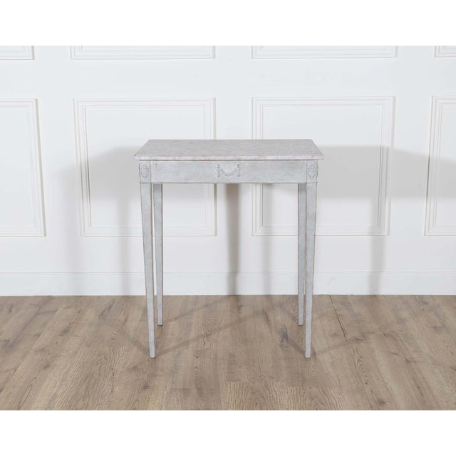 Swedish Gustavian Style Painted Console Table, Circa 1880 For Sale In Atlanta - Image 6 of 10
