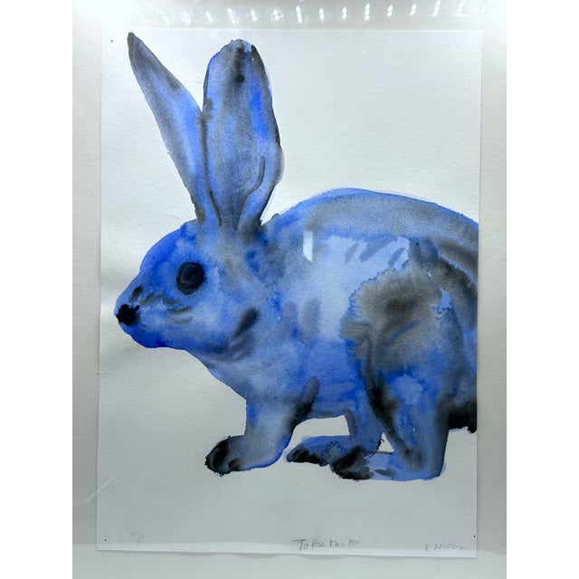 Kim McCarty | Untitled (Blue Rabbit) For Sale - Image 9 of 18