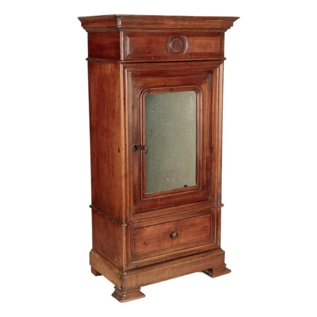 19th Century French Louis Philippe Style Wall Cabinet For Sale