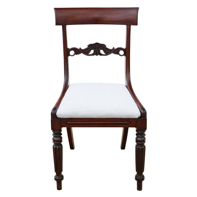 Early 19th Century Antique Regency Mahogany Dining Chairs, 1830, Set of 8 For Sale - Image 5 of 12