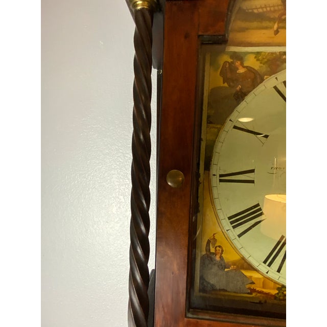 Wood Thomas Yuill Tall Case Clock For Sale - Image 7 of 11