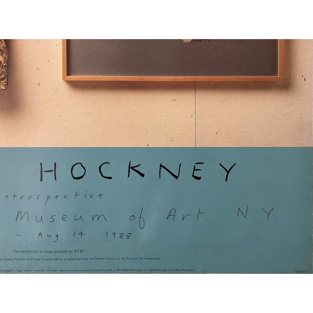 David Hockney, MOMA Exhibition, 1988, Poster For Sale - Image 5 of 7