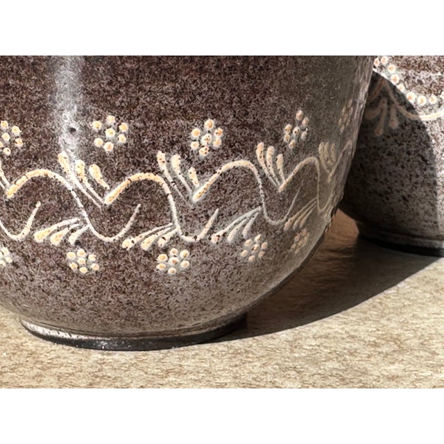 Ceramic Large Handmade Ceramic Mugs with Handles from Serocka, Germany, 1970s, Set of 2 For Sale - Image 7 of 13