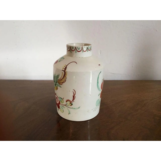 18th Century 18th Century English Staffordshire Pearlware Tea Caddy For Sale - Image 5 of 10
