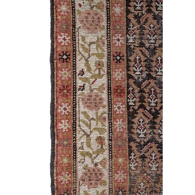 Textile 1930s Hand Knotted Runner Rug For Sale - Image 7 of 11