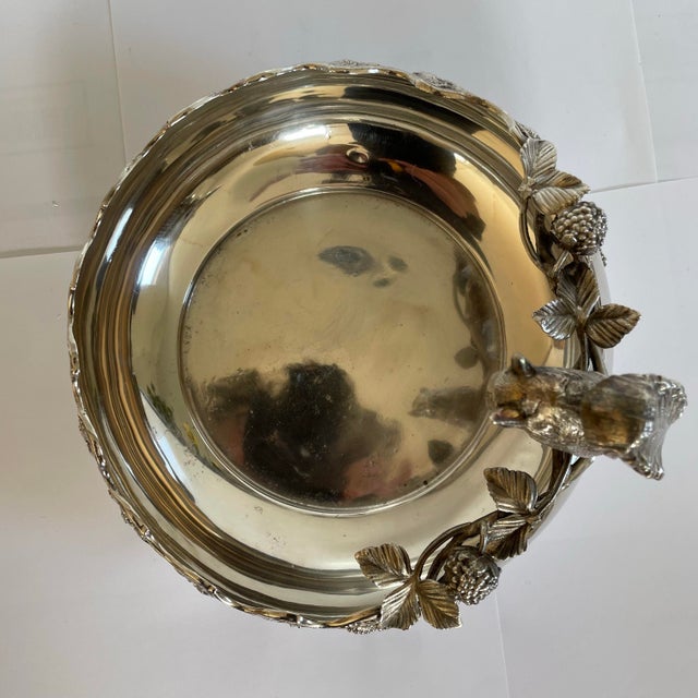 Antique E.G.Webster Silver Plate Squirrel Nut Dish For Sale In New York - Image 6 of 9