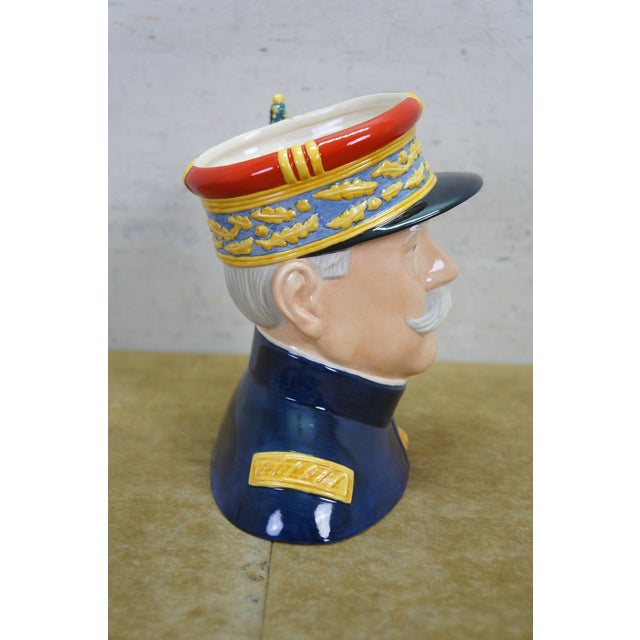 Royal Doulton Marshal Joffre Wwi Military Leader Toby Character Jug For Sale - Image 9 of 12