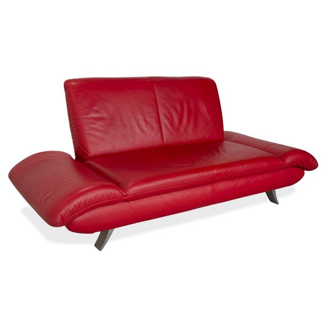 Two-Seater Sofa in Leather from Koinor Rossini For Sale - Image 4 of 16