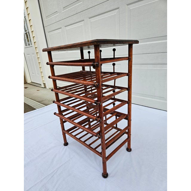 Antique Stick and Ball Music Magazine Rack For Sale - Image 6 of 16