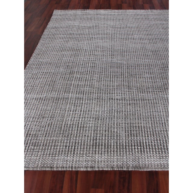Exquisite Rugs Whitney Handwoven Wool & Viscose Gray - 10'x14' For Sale - Image 4 of 8