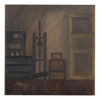 Henrique Do Vale, Room, 1970s, Oil on Canvas For Sale
