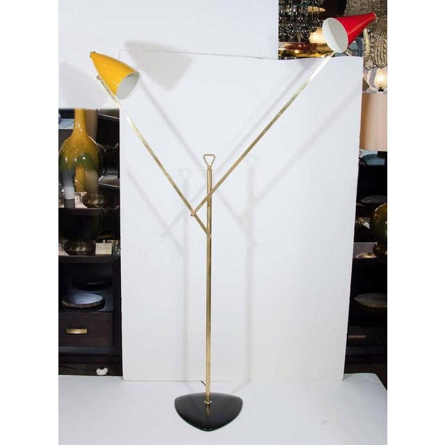 Franco Buzzi Italian Modern Architectural Floor Lamp by Franco Buzzi for O-Luce For Sale - Image 4 of 8