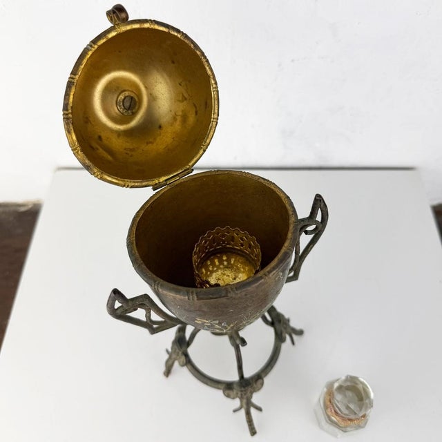 Antique Art Nouveau Egg Perfume Holder, 1890s For Sale - Image 10 of 14