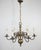 Small Dutch Six-Arm Bronze Chandelier For Sale - Image 6 of 6