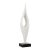 Fluid Drop White Stone Sculpture For Sale