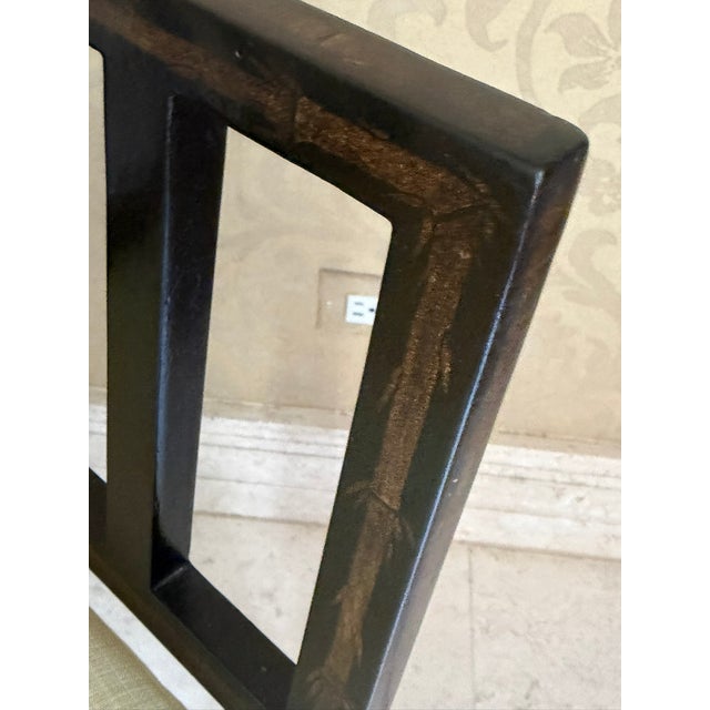 2000 - 2009 Rose Tarlow Melrose House Hand‑Painted Accent Chair – Carved Frame & Artisan Detailing For Sale - Image 5 of 8