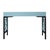 Wood Tiffany Writing Desk - Pool Blue For Sale - Image 7 of 9