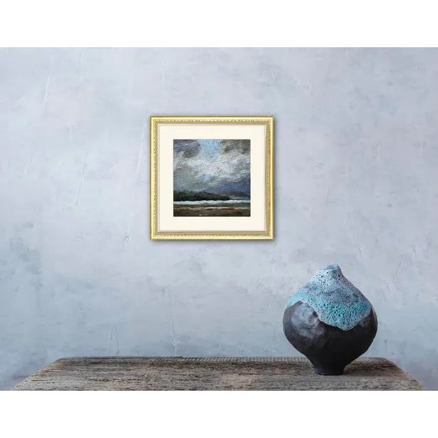 "Stormy Sky Over Dillon Beach" Contemporary Impressionist Style Seascape Oil Painting For Sale In Reno/Lake Tahoe - Image 6 of 12