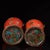 Pair of Gilt Bronze Cloisonné Enamel Fish-Form Vases For Sale - Image 4 of 9