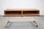 Danish Teak Rolling Media Cabinet Console Table, 1970s For Sale - Image 3 of 10