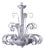 Fancy Murano Glass Art Deco Chandelier For Sale