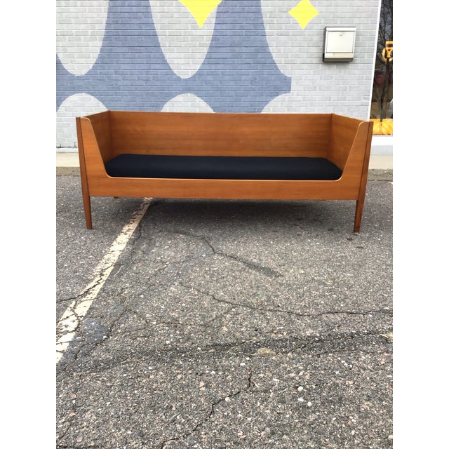 This refined Danish modern daybed by Hundevad exemplifies the brand’s commitment to understated elegance, precision...