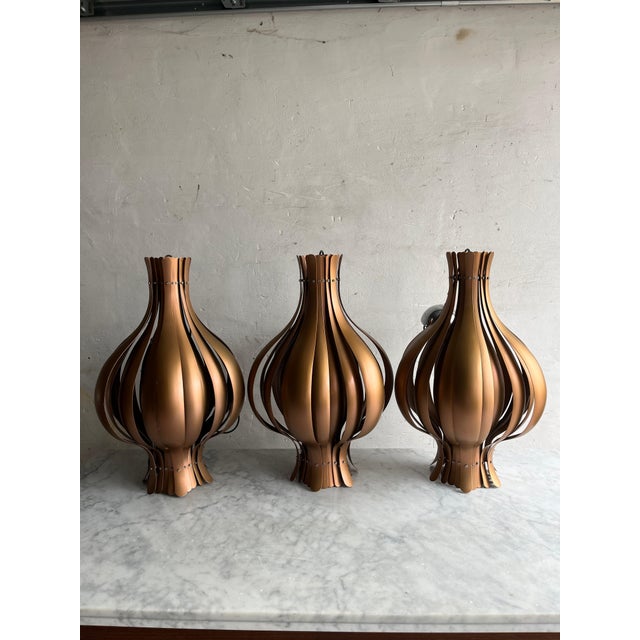 Onion Pendant Lamps by Verner Panton, Set of 3 For Sale - Image 15 of 15