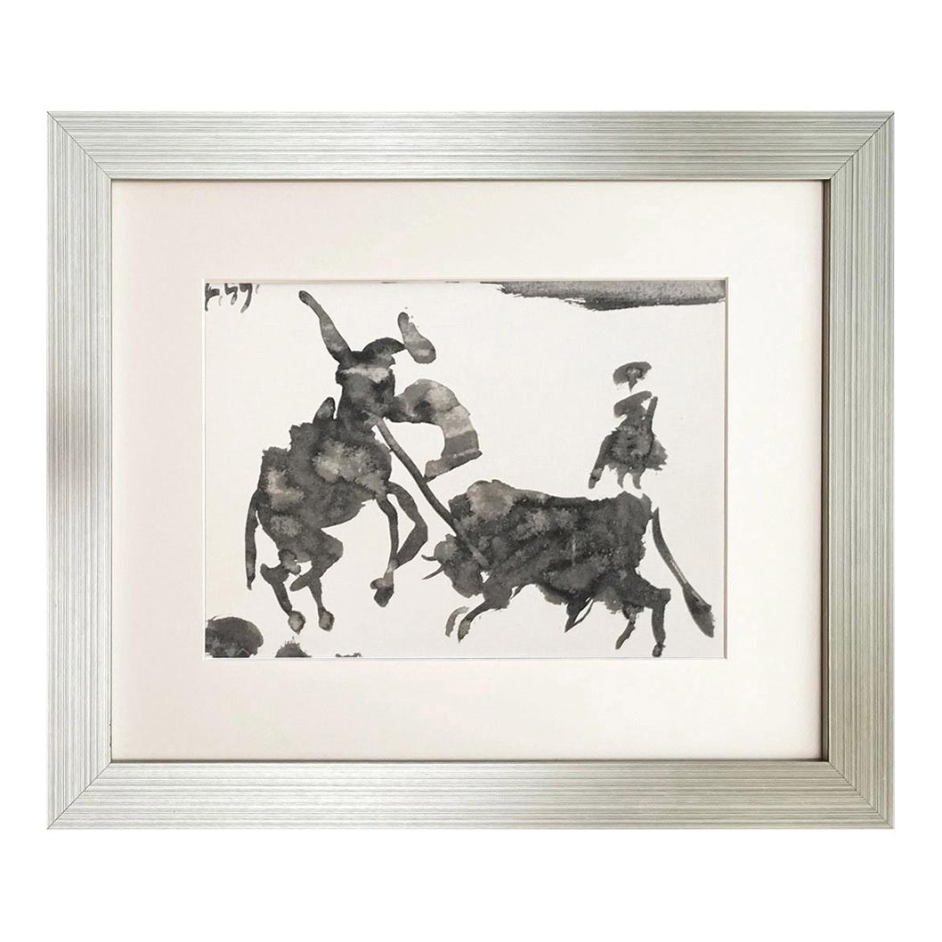 Pablo Picasso Toros Y Toreros 11 Dated 3-4-59 Framed | Chairish