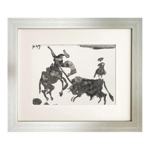 Pablo Picasso Toros Y Toreros 11 Dated 3-4-59 Framed
