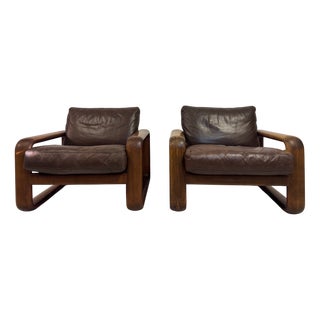 Hombre Lounge Chairs by Burkhard Vogtherr for Rosenthal, 1970s, Set of 2 For Sale