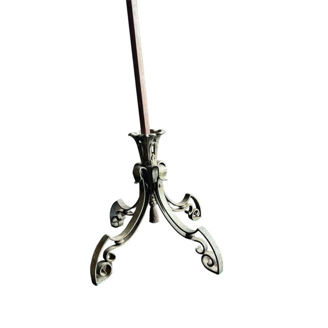 1900s French Wrought Iron Adjustable Height Birdcage For Sale - Image 9 of 11