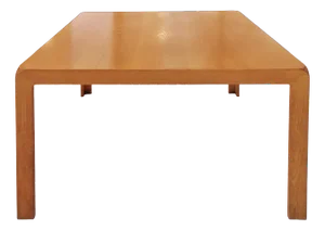 Square Table in Ash attributed to Derk Jan De Vries for Maisa, 1970s
