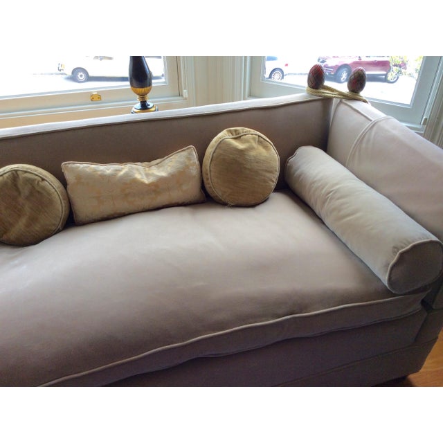 Traditional Vintage Knole Style Sofa For Sale - Image 3 of 9