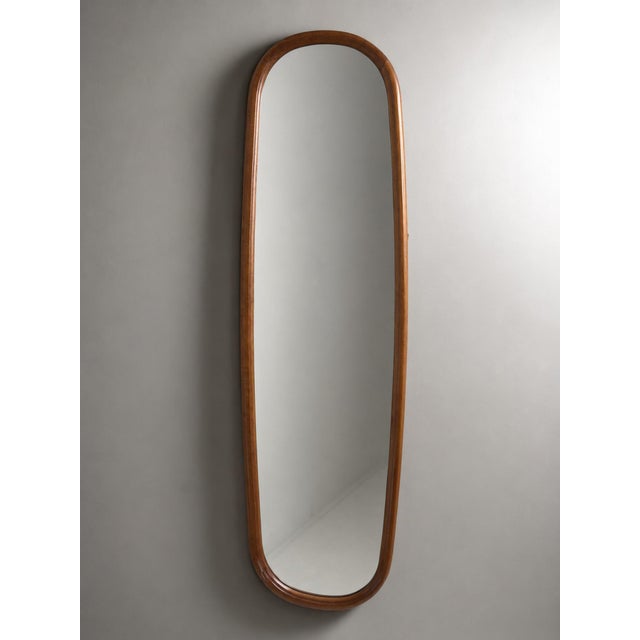Swedish Modern Organic Mirror, 1940s For Sale - Image 6 of 6