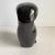 Mid-Century Modern Mid Century Modern 1960s Black Ceramic Owl Statue For Sale - Image 3 of 8