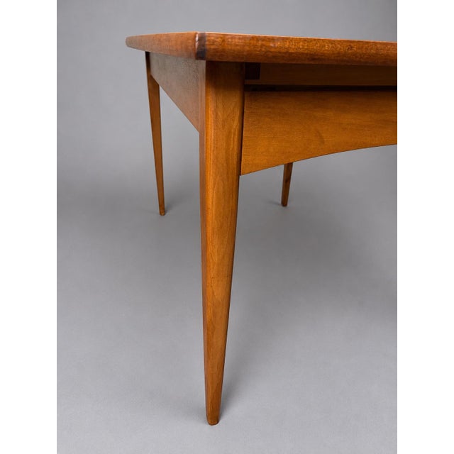 Mid-Century Modern Scandinavian Teak Dining Table For Sale - Image 4 of 7