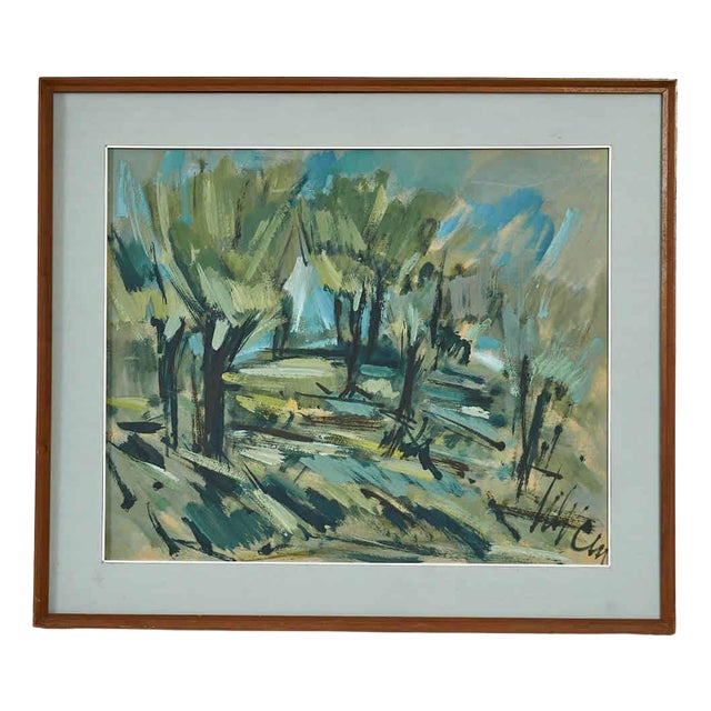 Silvan Gastone Ghigi, Abstract Landscap, Painting For Sale