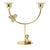 Marked by a timeless minimalist aesthetic, this sculptural double candlestick is a modern take on a traditional piece of...