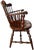 1940s Set of 6 Vintage Bent Brothers Solid Maple Sack-Back Windsor Captain's Dining Chairs, Circa 1940s For Sale - Image 5 of 17