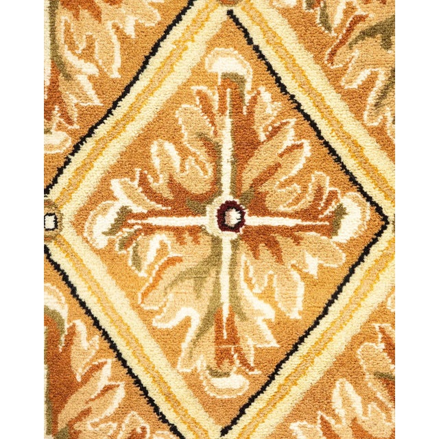 Traditional Mogul, One-of-a-Kind Hand-Knotted Area Rug in Yellow, 6' 2" x 9' 1" For Sale - Image 3 of 8