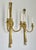 Vintage French 19th. Century Louis XVI Style Bronze Twin-Arm, Rope & Tassel Ormolu Wall Lighted Sconces -Pair For Sale - Image 12 of 17