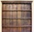 Circa 1860-80 Queen Anne style English Dresser. Oak of warm color. Raised on cabriole legs. Small central drawer over deep...