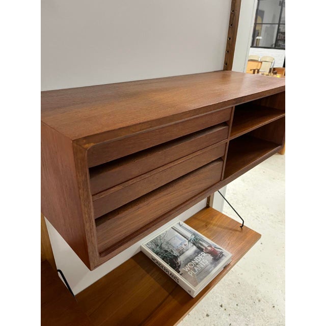 Vintage Danish 2-Bay Wall Unit by P. Cadovius, 1960s For Sale - Image 14 of 18